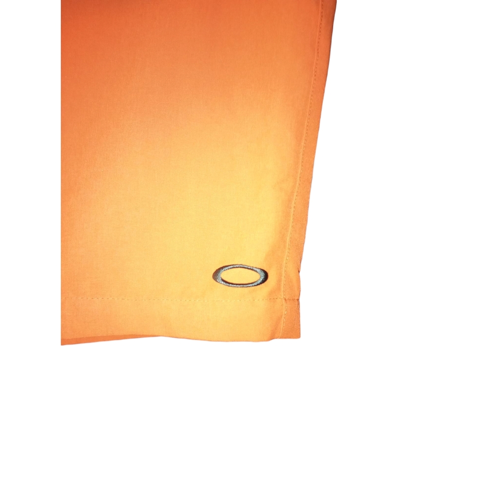 Oakley Athletic Orange Shorts Lightweight Activewear - Picture 7 of 13